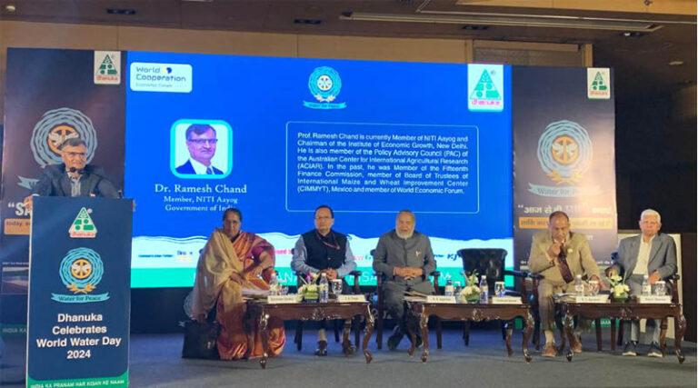 Water Consumption Disparity: Indian Agriculture Uses 2-3 Times More Water per Ton of Crop Says Prof. Ramesh Chand, Niti Aayog