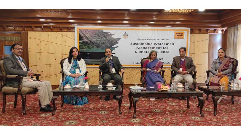 Ambuja Foundation's Shimla Event Puts Spotlight on Climate Resilience through 'Watershed' Initiative