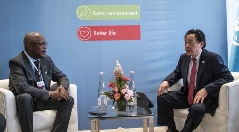 Meeting with H.E. Houmed M'Saidie, Minister for Agriculture, Fisheries, Environment, Tourism and Handicrafts of Comoros