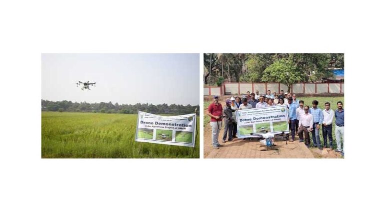 Demonstration of agricultural drone