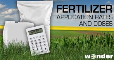 Fertilizer Application Rates and Doses