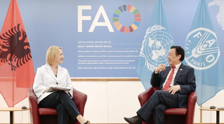 Bilateral meeting with the Minister for Agriculture and Rural Development of the Republic of Albania, H.E. Anila Denaj