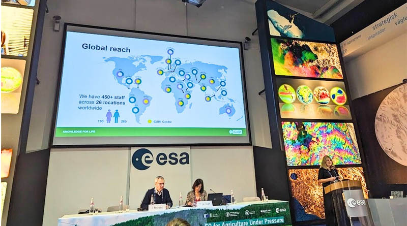 CABI’s expertise in Earth Observation technology for greater food security highlighted at EO4AGRI 2024
