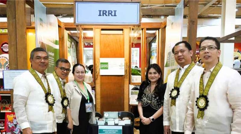IRRI showcases its Native Trait Deployment efforts at the DA-BAR’s Agri and Fisheries Exhibition