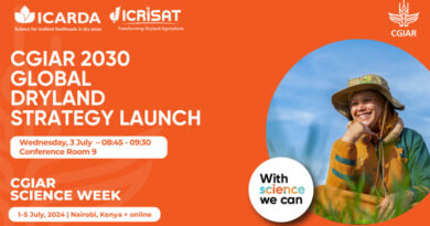 the Launch of CGIAR 2030 Global Drylands Strategy at Science Week