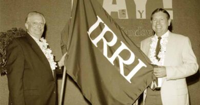 In memory of Dr. Ronald P. Cantrell, IRRI Director General (1998 – 2004)