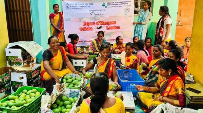 Palladium Empowers Women FPC in Odisha; Helps Export Mangoes to London