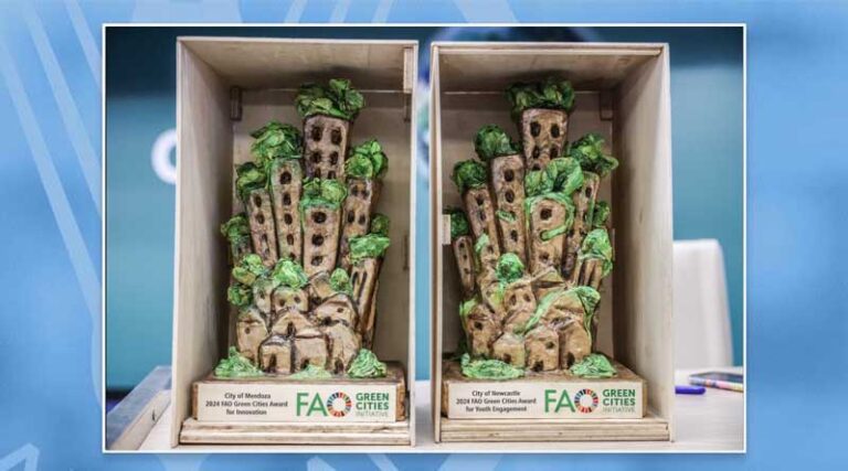 Mendoza and Newcastle receive FAO Green Cities Initiative Awards