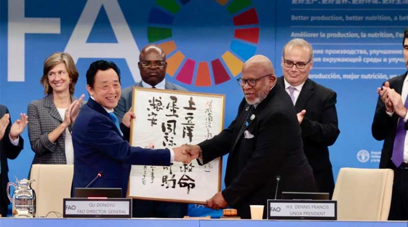 President of the UN General Assembly Urges to Adopt a “More for Less” Strategy to Eradicate Hunger in His Lecture at FAO Headquarters