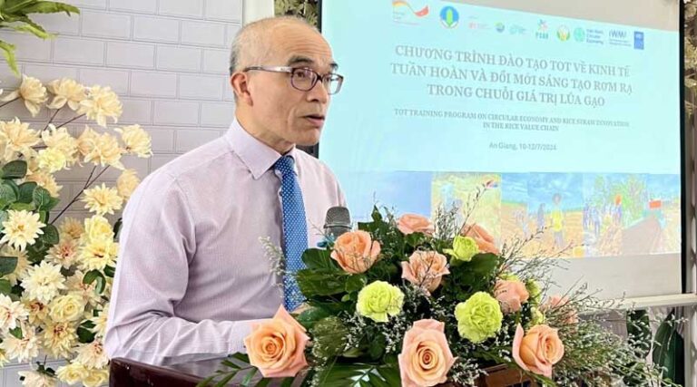 Training Course on Circular Economy and Innovation in Rice Straw in the Rice Value Chain in An Giang
