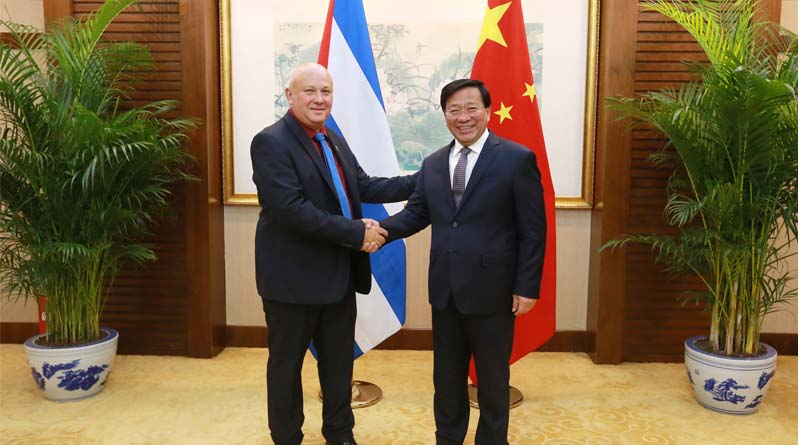 Secretary Han Jun Meets with Cuban Deputy Prime Minister Tapia