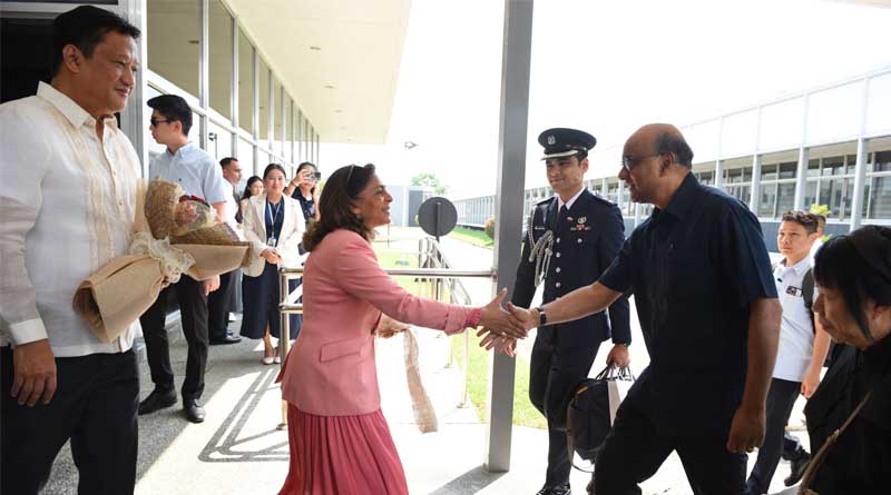 Singapore President H.E. Tharman Shanmugaratnam visits IRRI HQ, explores R&D prospects
