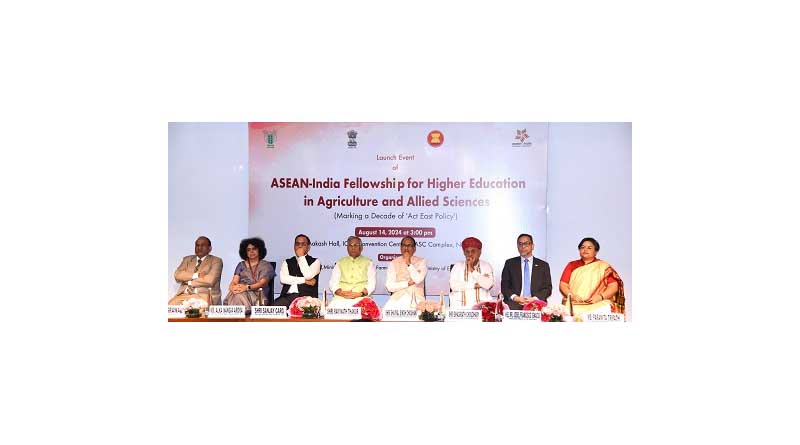 Launch of ASEAN-India Fellowship Programme for Higher Education in Agriculture and Allied Sciences