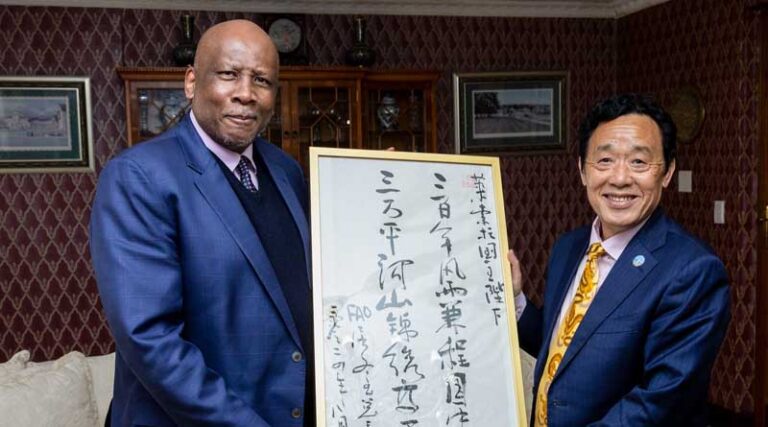 Bilateral meeting with His Majesty King Letsie III of the Kingdom of Lesotho