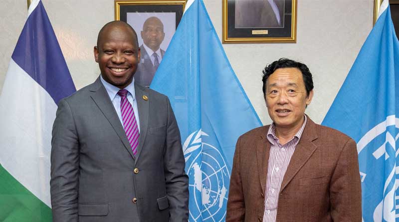 Bilateral meeting with The Honourable Lejone Mpotjoane, Minister of Foreign Affairs and International Relations of the Kingdom of Lesotho