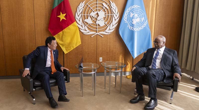 Bilateral Meeting With the President of the 79th Session of the UN General Assembly, H.E. Philémon Yang