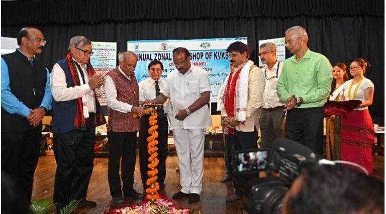 Governor of Tripura lauds ICAR-KVKs as a Transformative Force for Agricultural Development in Northeast India