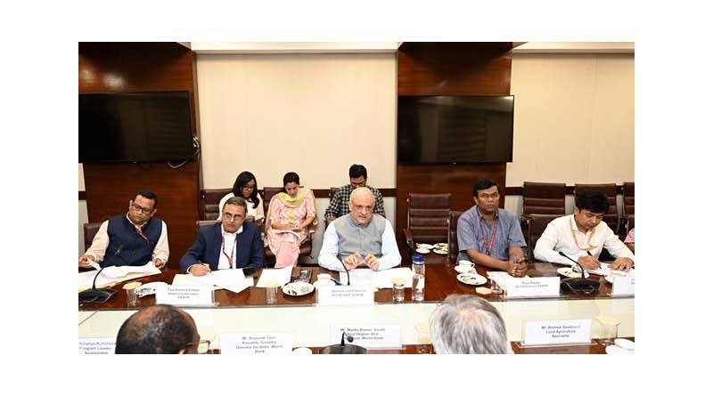 Secretary, Dr. Devesh Chaturvedi hold a meeting with Mr. Martin Raiser, Vice-President, South Asian Region, World Bank at New Delhi