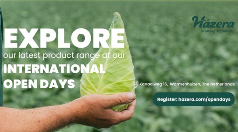 Explore Hazera’s Latest Product Range and Visit Our International Open Days 2024 in Week 39, the Netherlands ‘connect Your Senses’