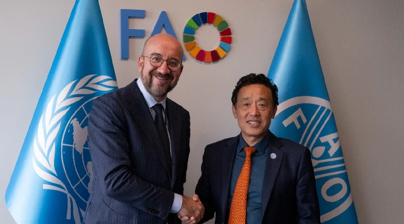 Bilateral meeting with H.E. Charles Michel, President of the European Council