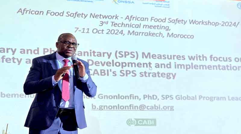 CABI Shares Expertise on Sanitary and Phytosanitary Measures at African Food Safety Workshop 2024