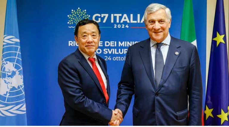Bilateral meeting with H.E. Antonio Tajani, Deputy Prime Minister and Minister of Foreign Affairs and International Cooperation of the Republic of Italy