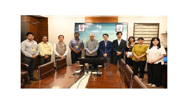JICA India's New Chief Representative Mr. Takuro Takeuchi pays a courtesy visit to Secretary Mr. Devesh Chaturvedi