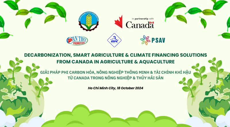 Workshop on Decarbonization, Smart Agriculture and Climate Financing Solutions from Canada in Agriculture and Aquaculture