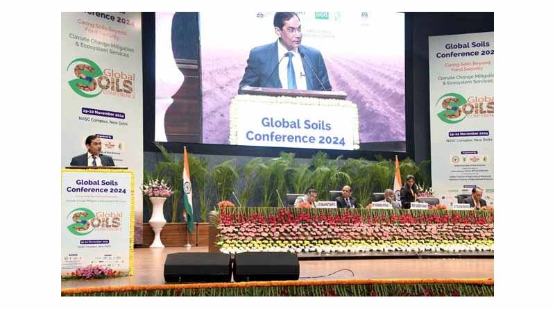 Union Minister Mr. Shivraj Singh Chouhan Addresses The Inaugural Session Of The Global Soil Conference 2024 In PUSA, New Delhi
