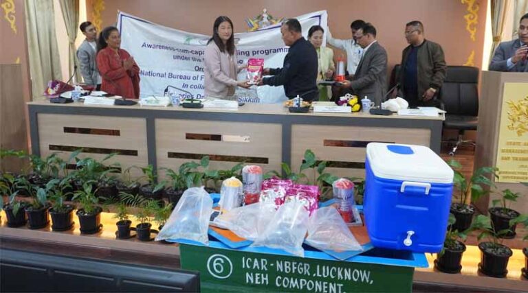 ICAR-NBFGR Organised An Awareness-cum-capacity Building Programme For Aqua Farmers In Sikkim