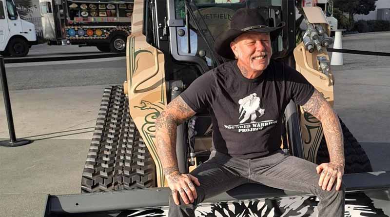 CNH Designs Special Edition CASE Compact Track Loader Inspired By Metallica Frontman James Hetfield