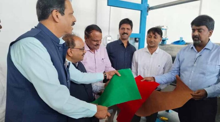 ICAR-NINFET Supports Start-up For Bio-degradable Engineered Leather Production In Shivamogga