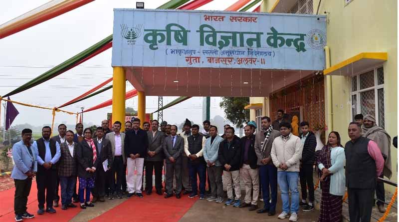 DG, ICAR visits IIRMR-KVK, Bansur, Alwar-II