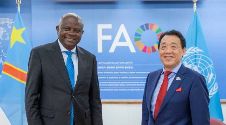 Bilateral meeting with H.E. Grégoire Mutshail Mutomb Kangaji, Minister for Agriculture and Food Security of the Democratic Republic of Congo