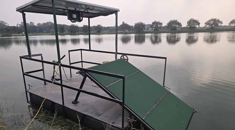 ICRISAT Secures Its First Industrial Design Grant For Its Solar-powered Water Hyacinth Harvester
