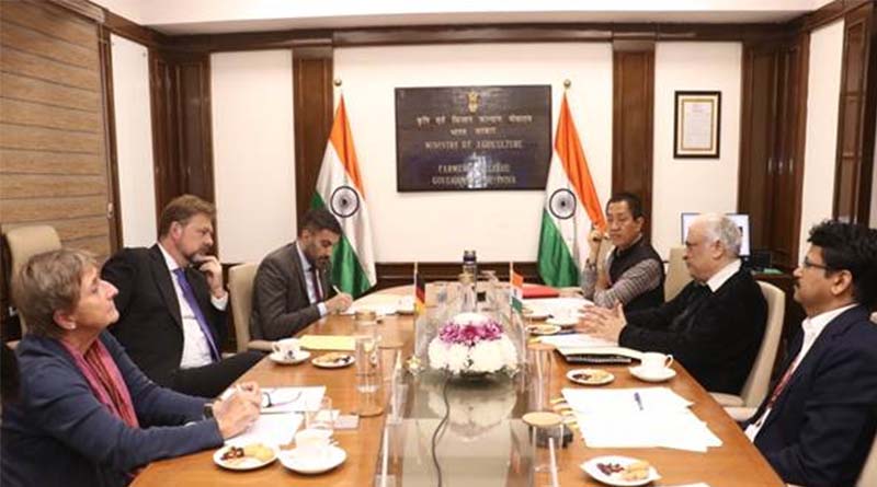Dr. Philipp Ackermann, Ambassador of the Federal Republic of Germany, Meets Dr. Devesh Chaturvedi, Secretary, Ministry of Agriculture and Farmers Welfare