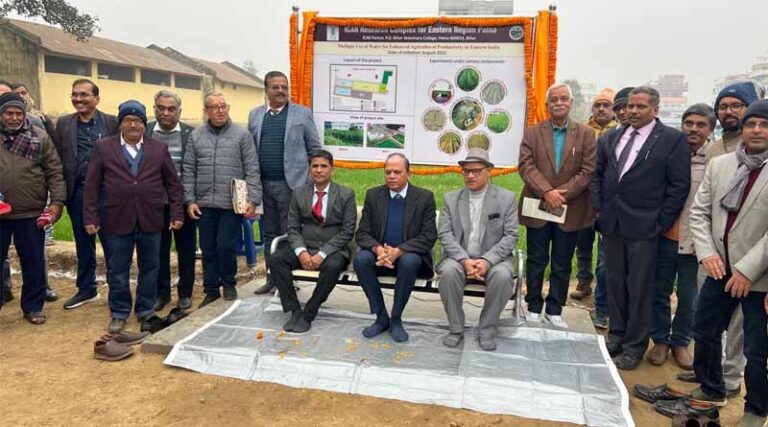 ICAR-RCER Patna Inaugurates 'Multiple Use of Water' Model to Enhance Agricultural Productivity at Sabajpura Farm