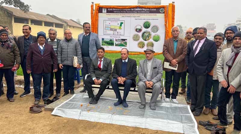 ICAR-RCER Patna Inaugurates 'Multiple Use of Water' Model to Enhance Agricultural Productivity at Sabajpura Farm