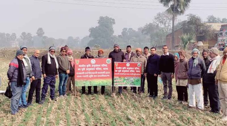 ICAR-RCER, Patna organizes Field Day on Rice Fallow Management & Farmer-Scientist Interaction