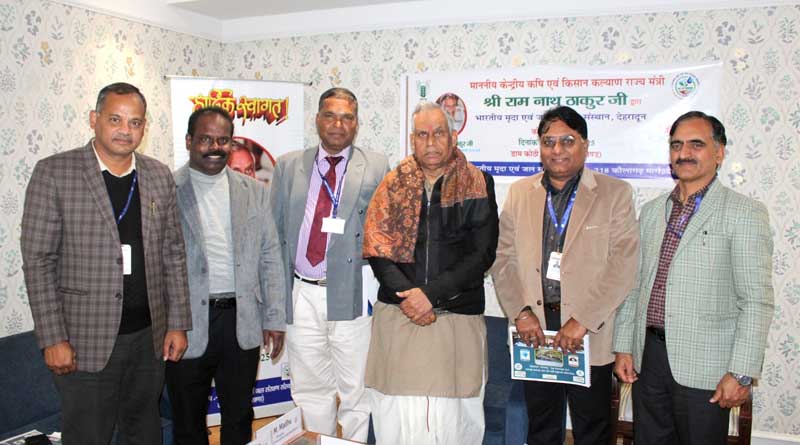 Mr. Ram Nath Thakur, reviews ICAR-IISWC, Dehradun