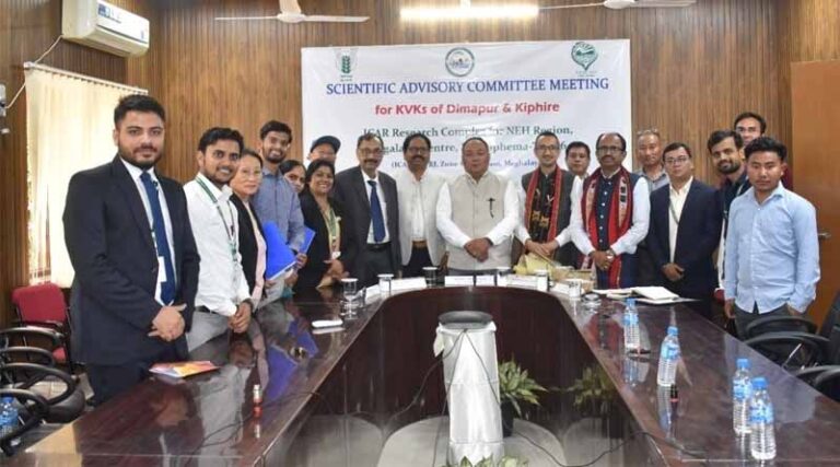 Scientific Advisory Committee meeting of ICAR-KVK Dimapur and Kiphire organised
