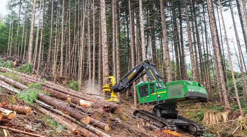 John Deere Enhances its Tracked Feller Bunchers, Harvesters and Shovel Loggers
