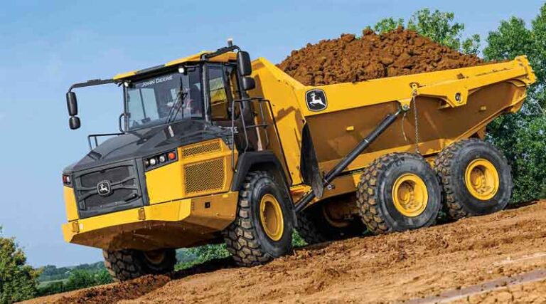 John Deere Rolls Out Upgraded Engine and Advanced Vision System for Articulated Dump Trucks