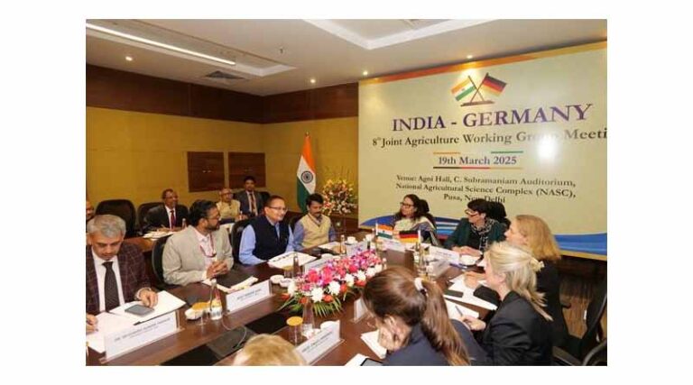 8th Joint Working Group Meeting Between India-germany On Agriculture Held Today