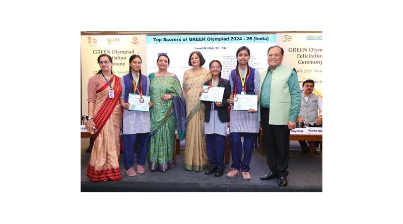 TERI Celebrates 26 Years of GREEN Olympiad, Honours Young Environmental Champions