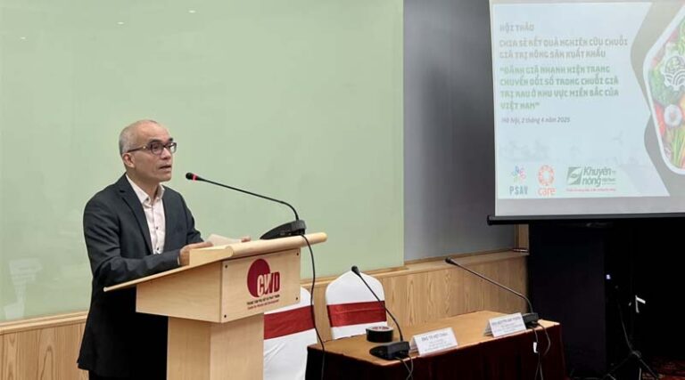 Workshop on Sharing Research Results on Digital Transformation in the Vegetable Value Chain in Northern Vietnam