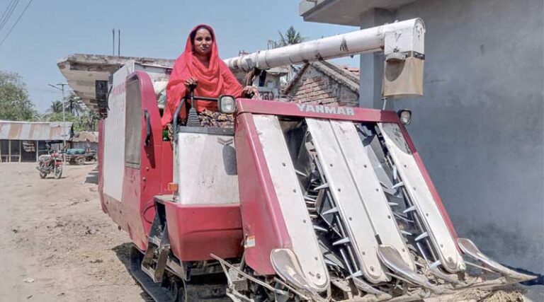 Sonia Jannat: Defying Odds, Reaping Success As A Combine Harvester MSP