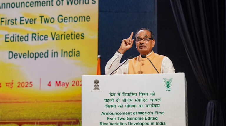 India Becomes the First Country in the World to Develop Genome-Edited Rice Varieties