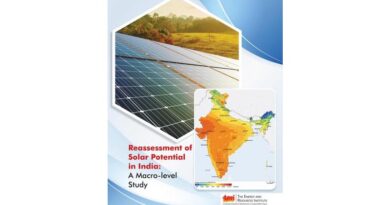 TERI Unveils a Report on Reassessing India’s Solar Potential: Total Estimated Capacity Pegged at 10,830 GW