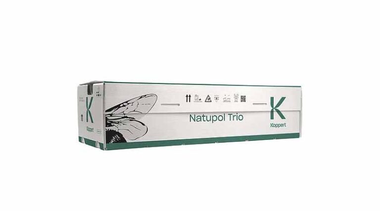 Natupol Trio by Koppert: Weatherproof Bumblebee Pollinator for Outdoor Early Blossoming Crops